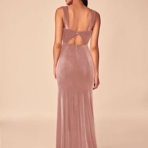 Azazie Lanessa Dress in Dusty Rose